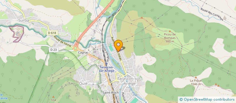 localisation de l'entreprise SARL GARAGE SUANEZ BARRACHINA à TARASCON-SUR-ARIEGE
