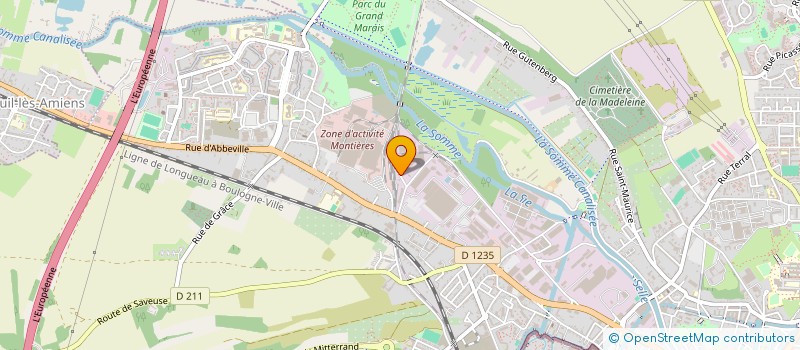 localisation de l'entreprise SARL GARAGE SULLY  AMIENS