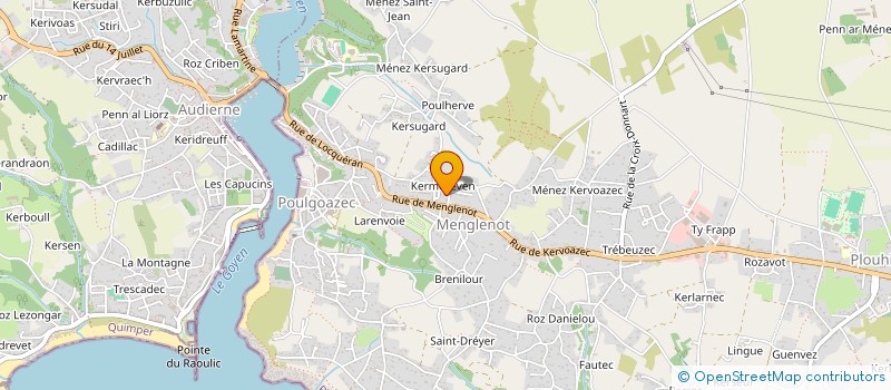 localisation de l'entreprise SARL GARAGE THOMAS  PLOUHINEC