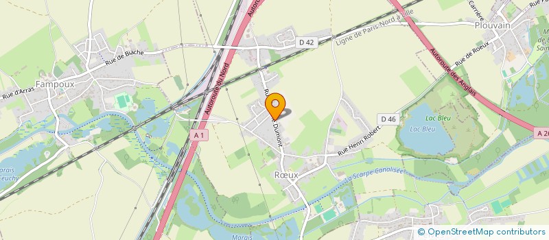 localisation de l'entreprise SARL GARAGE TOMEZAK  RUX