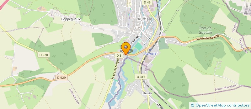 localisation de l'entreprise SARL GARAGE VENIEL à AUMALE