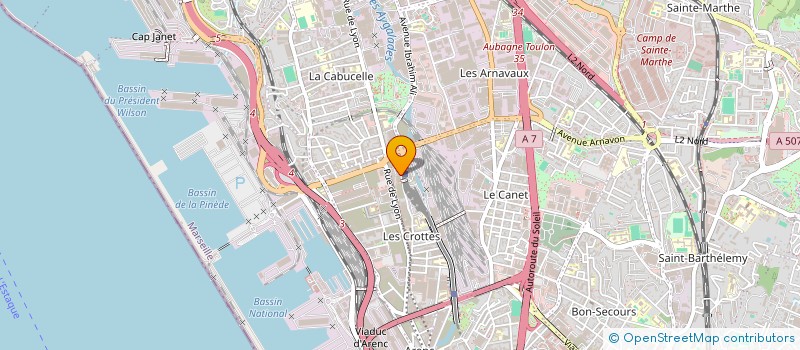 localisation de l'entreprise SARL GARAGE ZOCCOLA à MARSEILLE