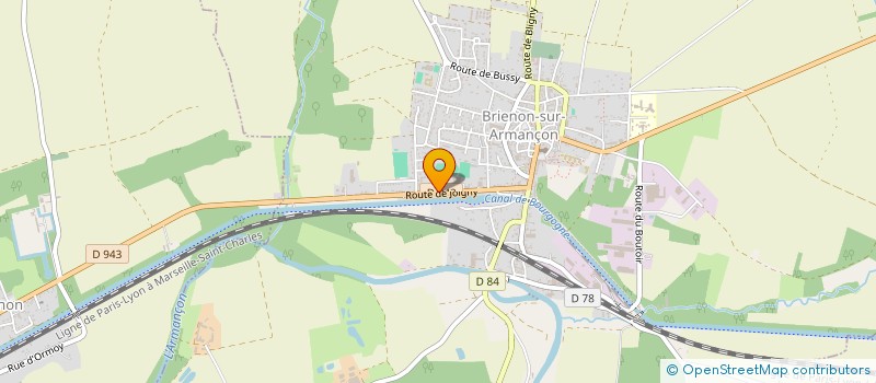 localisation de l'entreprise SARL GARAGE ZOUGAR à BRIENON-SUR-ARMANCON