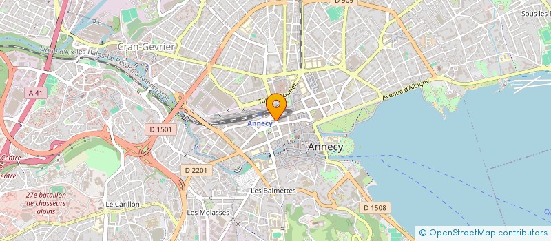 localisation de l'entreprise SARL GARCELIMO DEVELOPPEMENT à ANNECY