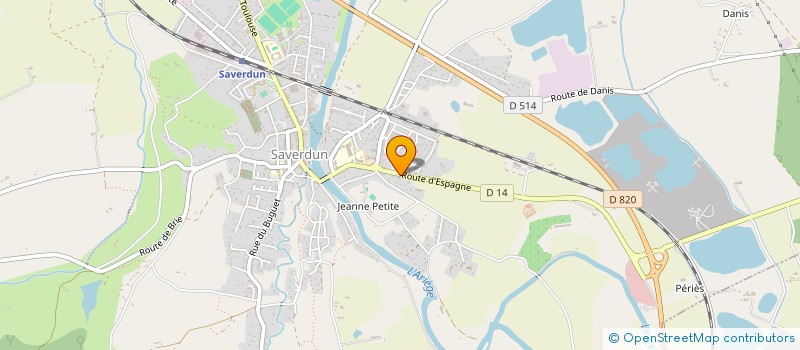 localisation de l'entreprise SARL GARCIA à SAVERDUN