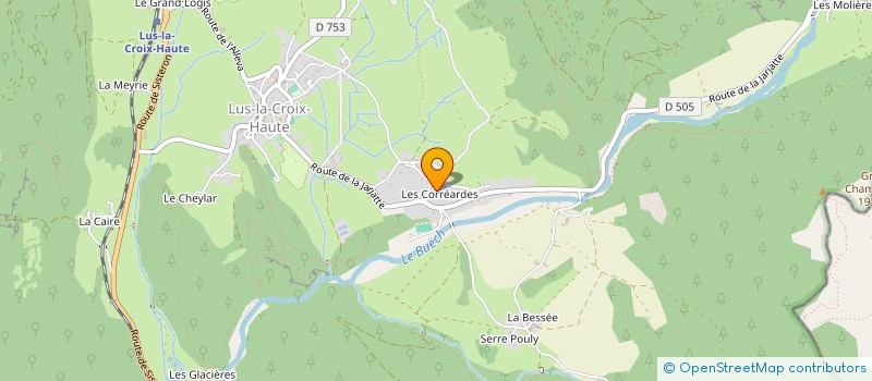 localisation de l'entreprise SARL GARCIA à LUS-LA-CROIX-HAUTE