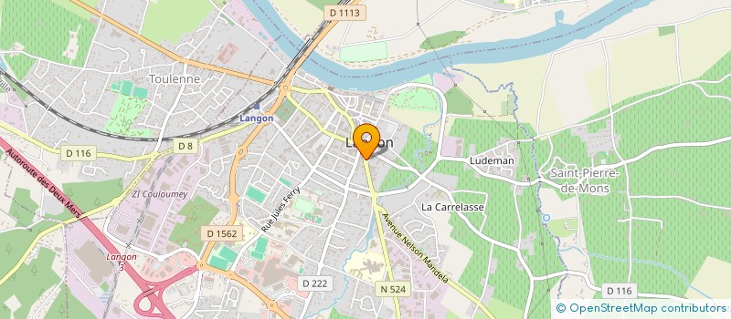 localisation de l'entreprise SARL GARCIA-LAPORTE à LANGON