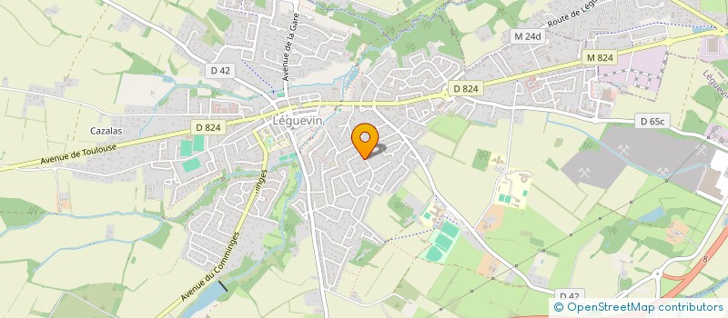 localisation de l'entreprise SARL GARCIA LE BELGE  LEGUEVIN