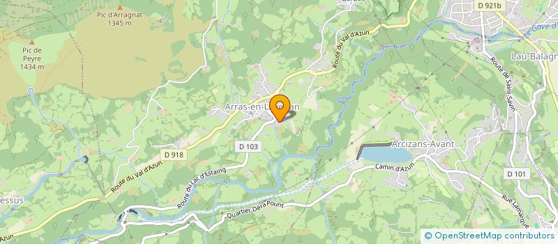 localisation de l'entreprise SARL GARCIE LUDOVIC  ARRAS-EN-LAVEDAN