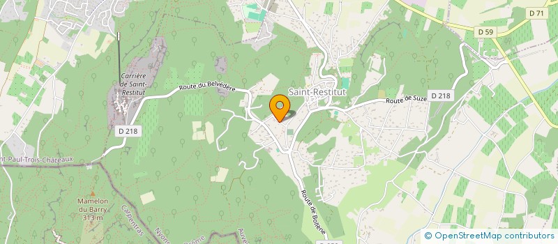localisation de l'entreprise SARL GARCIN à SAINT-PAUL-TROIS-CHATEAUX