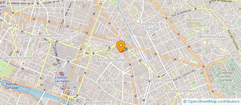 localisation de l'entreprise SARL GARCIN MARTY PERRIN à PARIS