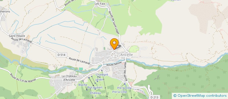 localisation de l'entreprise SARL GARCIN OCCAS'ARM  CHABOTTES