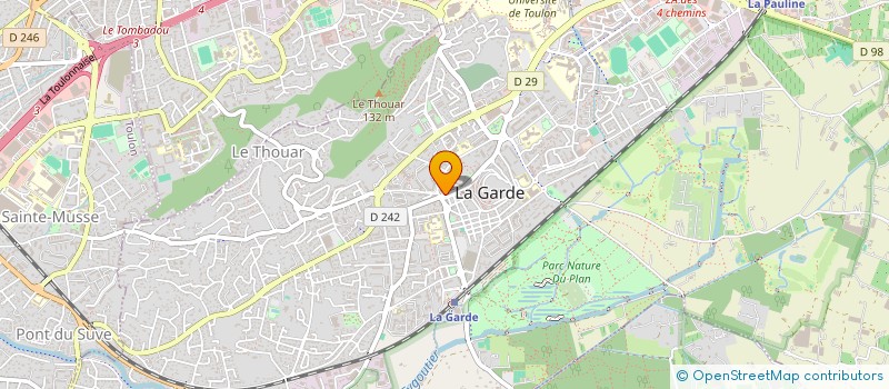 localisation de l'entreprise SARL GARD'AFFAIRES  LA GARDE