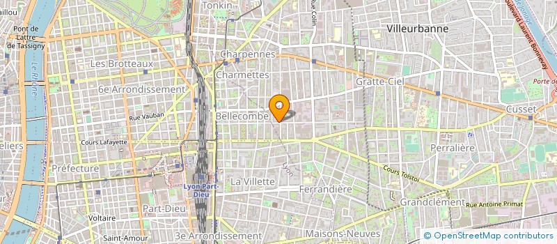 localisation de l'entreprise SARL GARDIENNAGE SECURITE MAKITA SURVEILLANCE  VILLEURBANNE