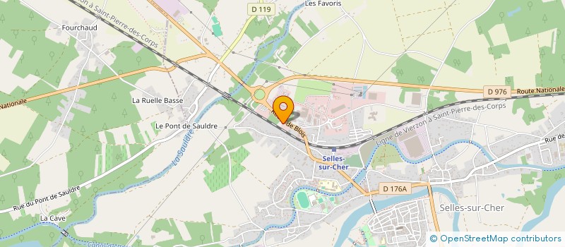 localisation de l'entreprise SARL GARE  SELLES-SUR-CHER