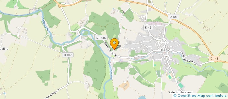 localisation de l'entreprise SARL GARGOUIL à CHARROUX