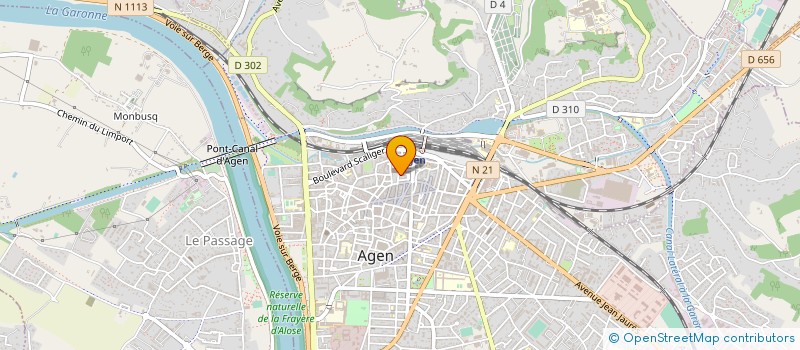 localisation de l'entreprise SARL GARNIER  AGEN