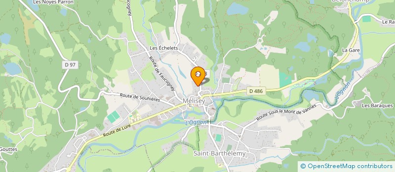 localisation de l'entreprise SARL GARNIER  MELISEY