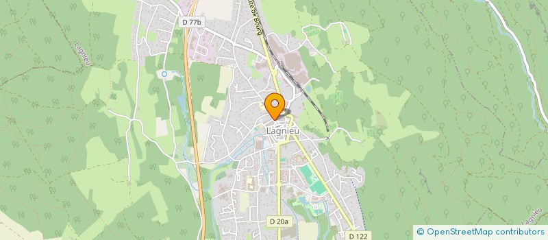 localisation de l'entreprise SARL GARNIER-GOBET à LAGNIEU