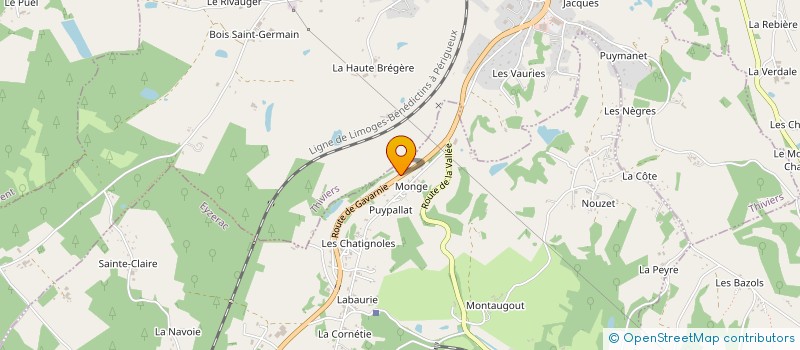 localisation de l'entreprise SARL GARREAU à EYZERAC
