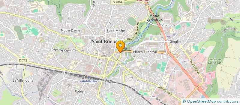 localisation de l'entreprise SARL GARREC à SAINT-BRIEUC