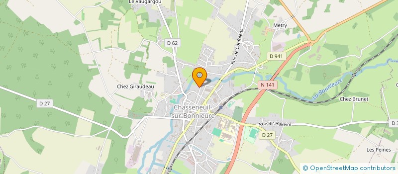 localisation de l'entreprise SARL GARZONI  CHASSENEUIL-SUR-BONNIEURE