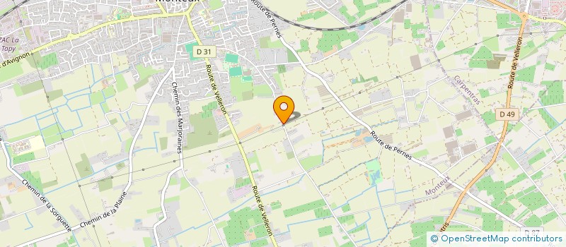 localisation de l'entreprise SARL GASPARD GEORGES ET FILS  MONTEUX