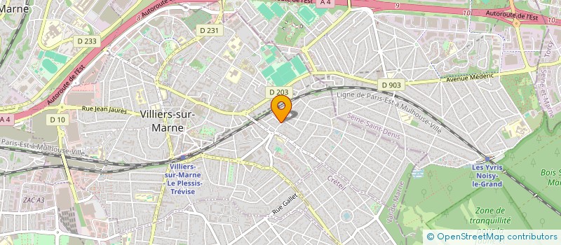 localisation de l'entreprise SARL GASPARI INVEST  VILLIERS-SUR-MARNE