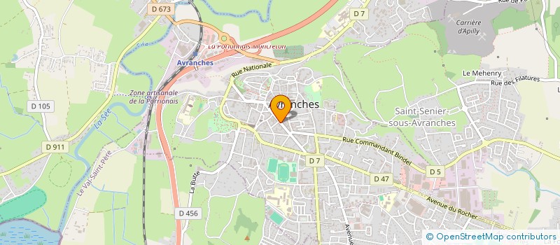 localisation de l'entreprise SARL GASTINEAU à AVRANCHES