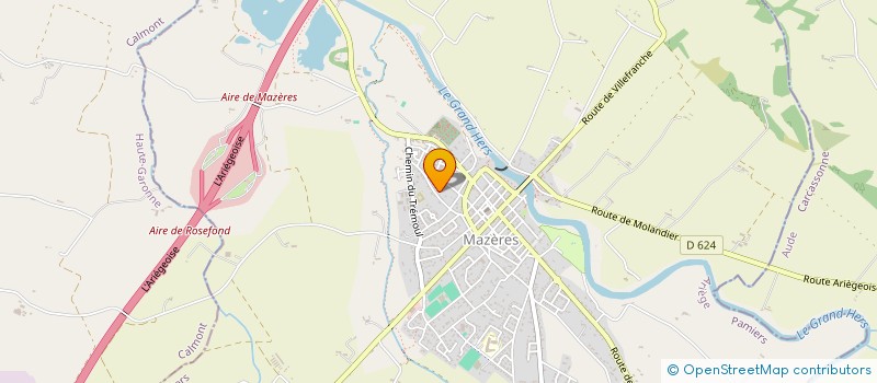localisation de l'entreprise SARL GASTON DE FOIX à MAZERES