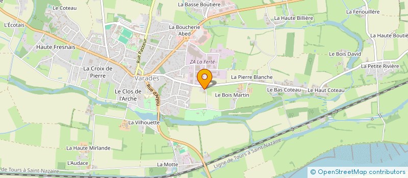 localisation de l'entreprise SARL GAUDICHE HODE à LOIREAUXENCE