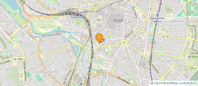 localisation de l'entreprise SARL GAUDILLIERE G. à DIJON