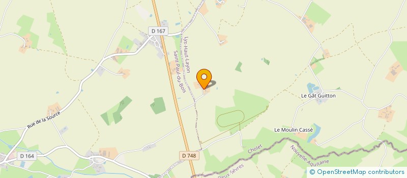 localisation de l'entreprise SARL GAULTIER à LYS-HAUT-LAYON