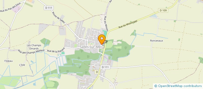 localisation de l'entreprise SARL GAULUPEAU  SALLES-SUR-MER