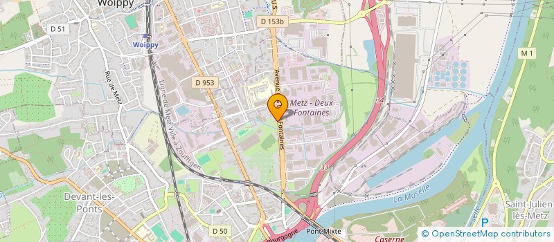 localisation de l'entreprise SARL GAUNAND  METZ