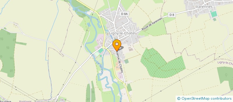 localisation de l'entreprise SARL GAUNET  LIGNY-LE-CHATEL