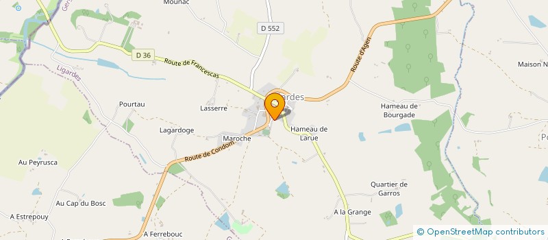 localisation de l'entreprise SARL GAURAN à LIGARDES