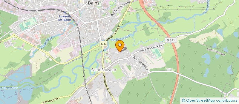 localisation de l'entreprise SARL GAUROIS ERIC  SAINT-SAUVEUR