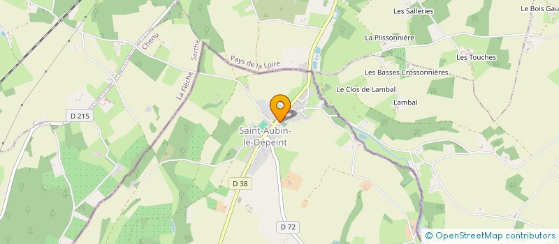 localisation de l'entreprise SARL GAUSSERES  SAINT-AUBIN-LE-DEPEINT