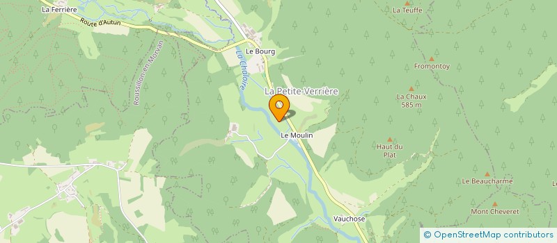 localisation de l'entreprise SARL GAUTHIER à DRACY-SAINT-LOUP