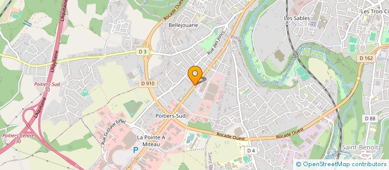localisation de l'entreprise SARL GAUTHIER  POITIERS