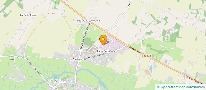 localisation de l'entreprise SARL GAUTIER à SALLERTAINE