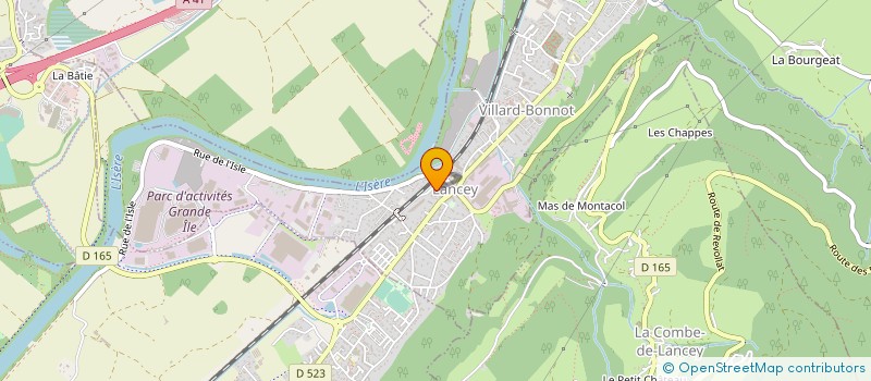 localisation de l'entreprise SARL GAUTIER  VILLARD-BONNOT