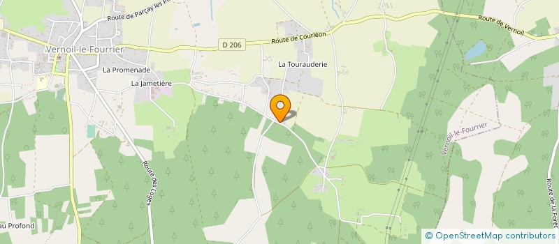 localisation de l'entreprise SARL GAUTIER FRERES à NOYANT-VILLAGES