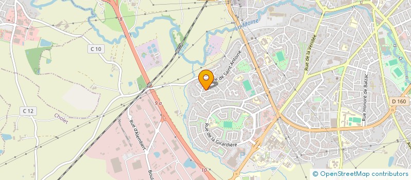 localisation de l'entreprise SARL GAUTIER-PETIT  CHOLET