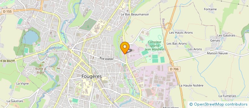 localisation de l'entreprise SARL GAUTIER VSP  FOUGERES