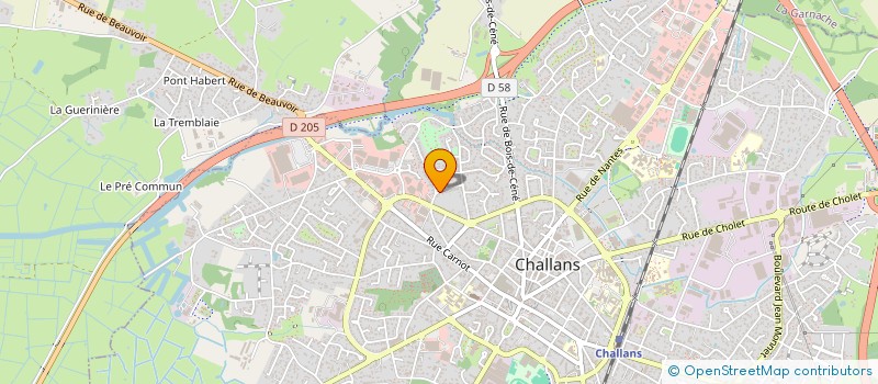 localisation de l'entreprise SARL GAUTRON RICHARD à CHALLANS