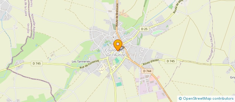 localisation de l'entreprise SARL GAUVRY à COULONGES-SUR-L'AUTIZE