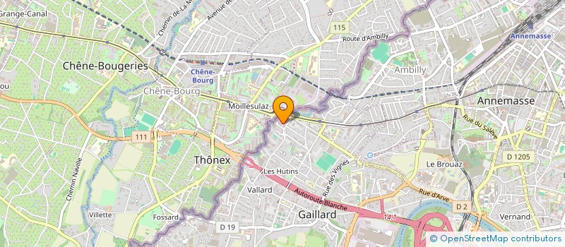 localisation de l'entreprise SARL GAVA CLAIR à GAILLARD