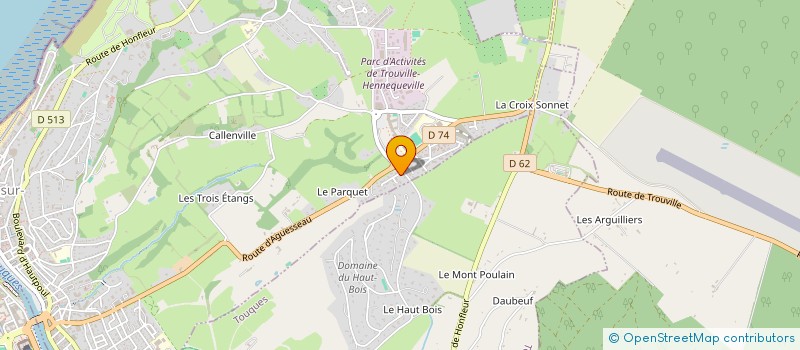 localisation de l'entreprise SARL GAVIREY  TROUVILLE-SUR-MER